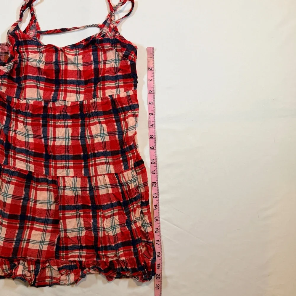 Girls Plaid Tank Top